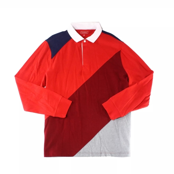 club room long sleeve polo shirts